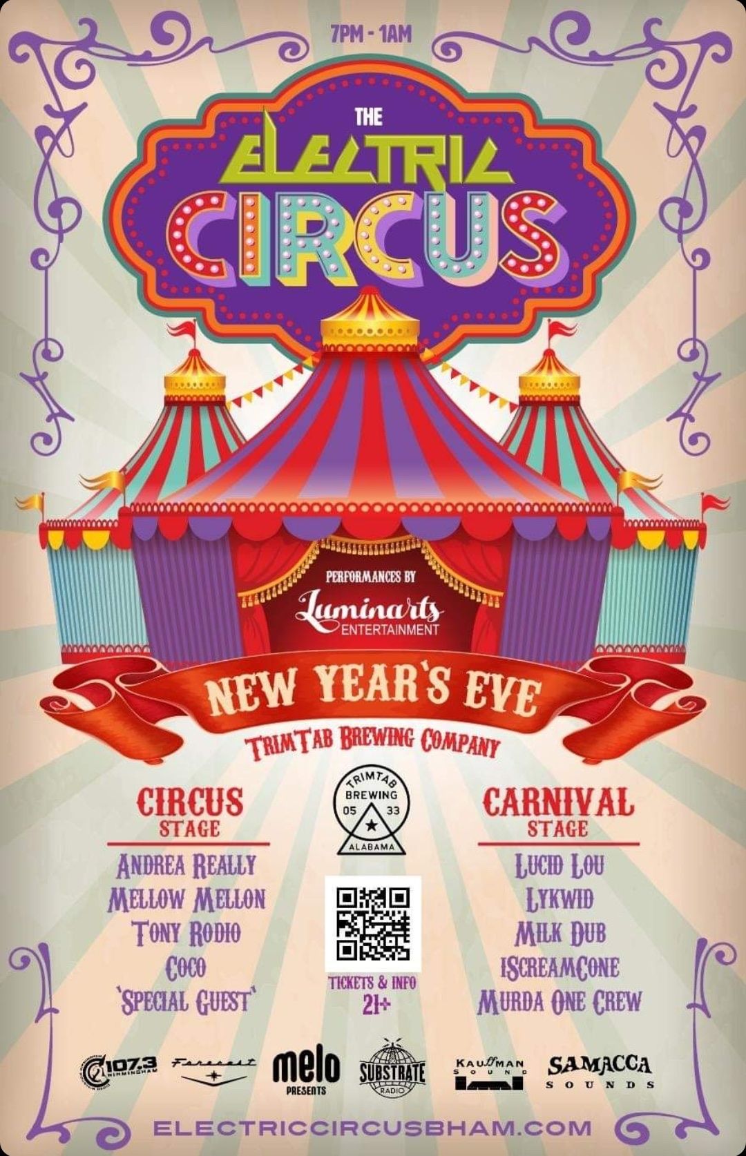 The Electric Circus flyer